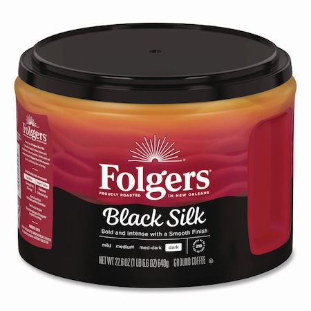Folgers Coffee, Black Silk, Can, Caffeinated, Ground, 22.6 oz 2.55002054E9