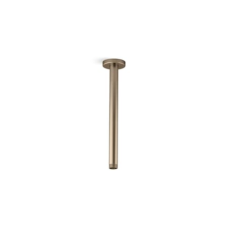 Kohler Statement 12" ceiling-mount single-function rainhead arm and flange 26321-BV