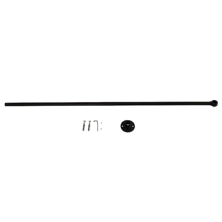 Kingston Brass Shower Curtain Rod Support, Oil Rubbed Bronze CCS345
