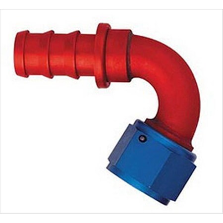 Aeroquip FCM1542 -6 An 120 Degree Straight Socketless Fitting, Red And Blue A83-FCM1542
