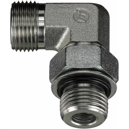 Gates Male Flat-Face O-Ring to Male O-Ring Boss - 90 SAE to SAE G60810-0808