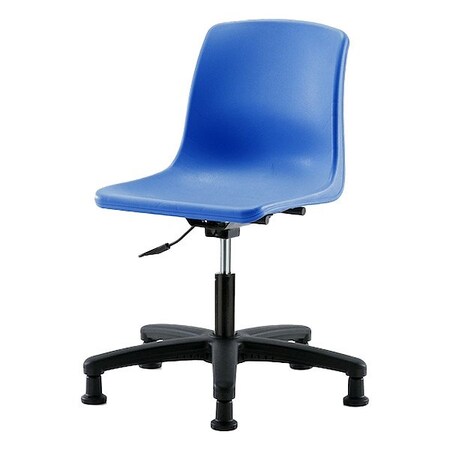 Blue Ridge Ergonomics Blue Polypropylene Shell Chair SDHCH-RG-RG-BLU