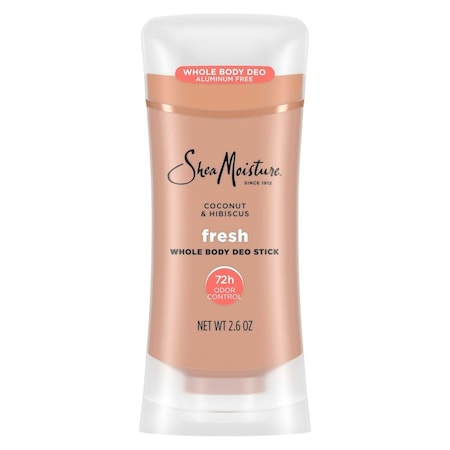 Shea Moisture Fresh Coconut and Hibiscus Whole Body Deodorant Stick, 2.6 Ounce, 12PK 64784276