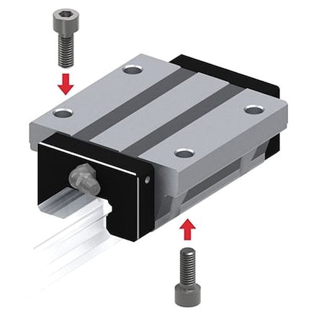 Thk Linear Guide Carriage, 74 mm L, 63 mm W HSR20C1SS