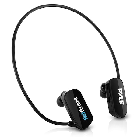 Pyle Pyle MP3 Player Bluetooth Headphone, Waterproof Swim, 8GB Flash Memory, Flexible Wrap-Around PSWP28BK