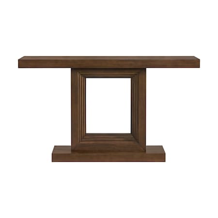 Alaterre Furniture Pismo Solid Wood Console Table 56 in Modern Farmhouse Entryway Table AFTBL-010