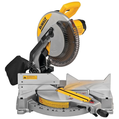Dewalt 15 Amp 12 in. Electric Single-Bevel Compound Miter Saw DWS715