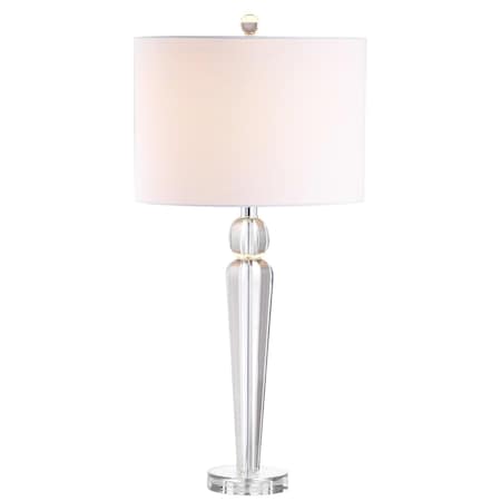 Jonathan Y Elizabeth 28.5" Crystal LED Table Lamp, Clear JYL5018A