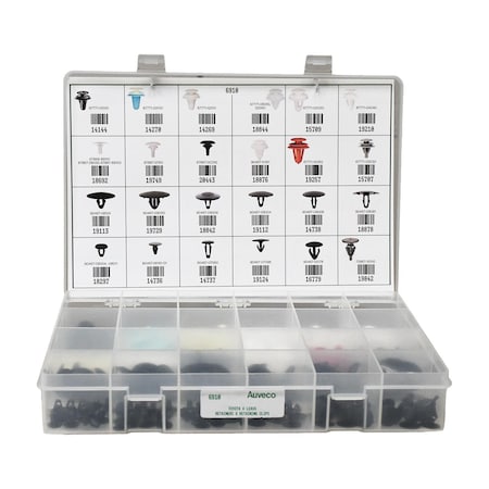 Auveco Toyota And Lexus Retainers And Retaining Clips Quik-Select Ii Kit Assortment 6910