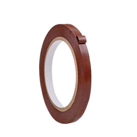 Wod Tape PVC, Dark Brown, 3/8 inch (9mm) W., 6 mil Thickness, 128 PK WOD VTC366-00375-128-36-DBR