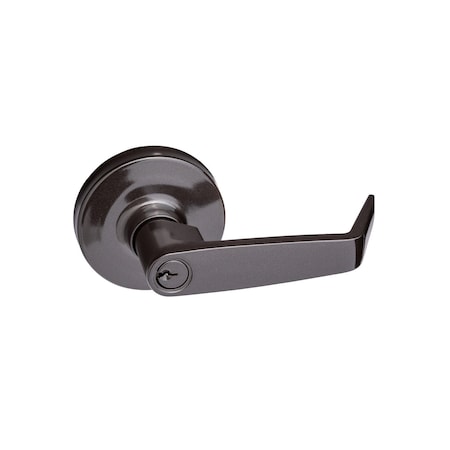 Trans Atlantic Co. Oil Rubbed Bronze Entry Lever Trim with Lock for Panic Exit Device ED-LHL500-US10B