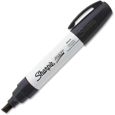 Sharpie Liquid Paint Marker, Black, Fiber, PK6 35564