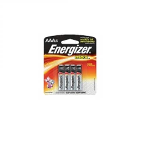 Isn Energizer Max AAA Batteries, 4PK CSUBATAAA4PK