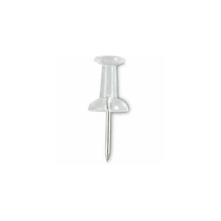 Universal Clear Push Pins, 400PK 31306