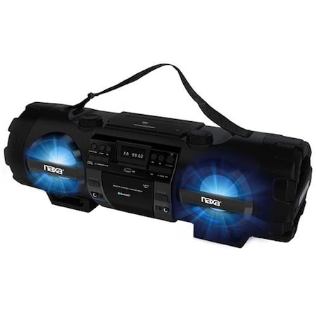 Naxa Electronics Naxa Bass Reflex Boombox with PA system and Bluetooth NA434935