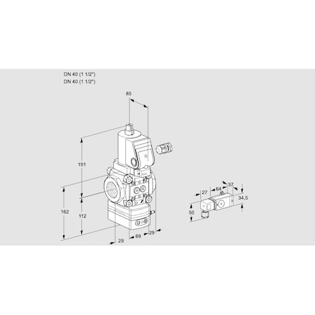 Honeywell Kromschroder VAD240R/NWSR-50A KS88023979