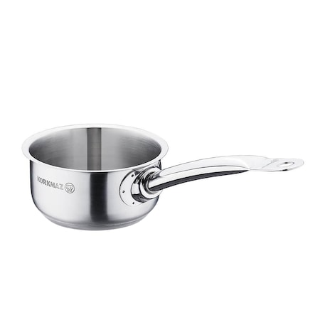 Korkmaz Gastro Proline 1.5 Liter Stainless Steel Saucepan in Silver A2700