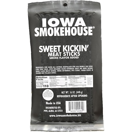 Iowa Smokehouse STICK MEAT SWEET KICKIN 16OZ IS-16MSSK