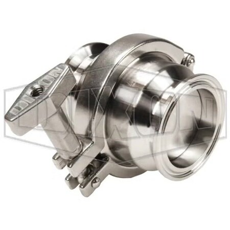 Dixon Spring Check Valve, Series: HSC, 3/4 in Nominal, Clamp, 145 psi, 15 to 200 deg F, 2.7 in Inlet to Ou HSCE075