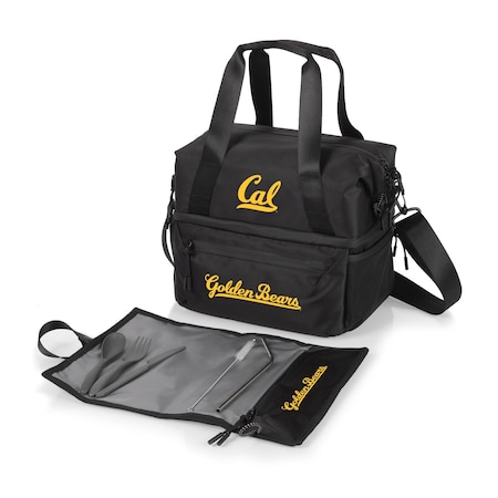 Picnic Time Family Of Brands NCAA Cal Bears Tarana Lunch Bag Cooler with Utensils made from Recycled Material 515-01-179-074-0