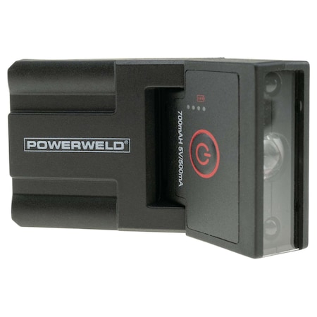 Powerweld Auxiliary Light for Welding Helmet, Rechargeable PWAL01