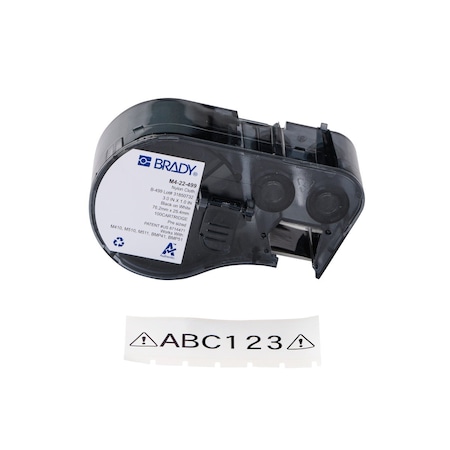 Brady Aggressive Adhesive Multi-Purpose Nylon Labels 3 in H x 1 in W 100/RL M4-22-499