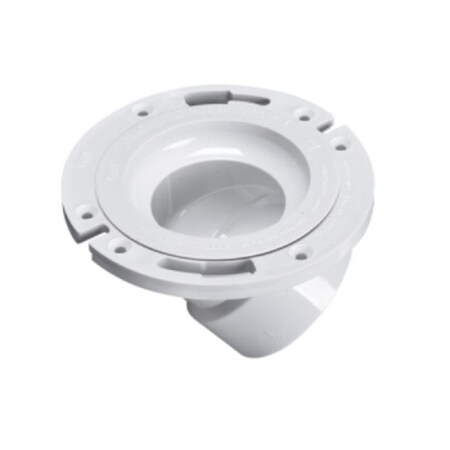 Oatey FLANGE CLOSET 45D PVC 3IN OR 4IN 43816
