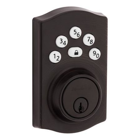 Kwikset Keypad Keyed Entry Locks Electronic Deadbolt Venetian Bronze 9240TRL-11P