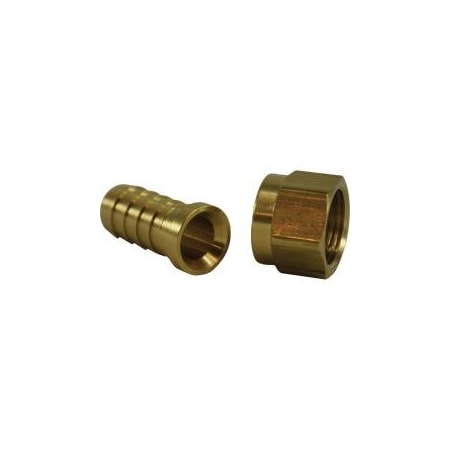 Midland Industries ADAPTER SWVL 1/2IN HOSE BARBED 1/2IN BRS 32341