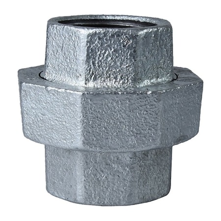 Prosource Exclusively Orgill Pipe Union, 112 in, Threaded, Malleable Iron, 40 Schedule, 300 psi Pressure 34B-1-1/2G