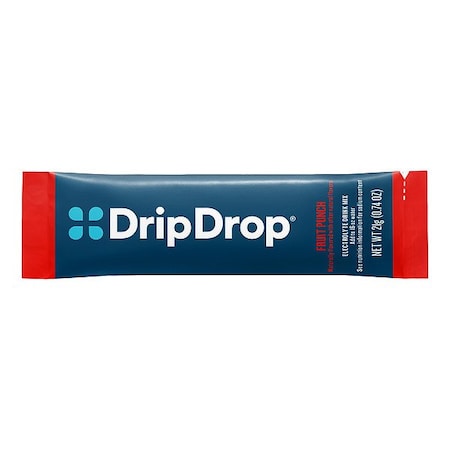 Dripdrop Sports Drink Mix, Rapid-Rehydration, PK100 61432