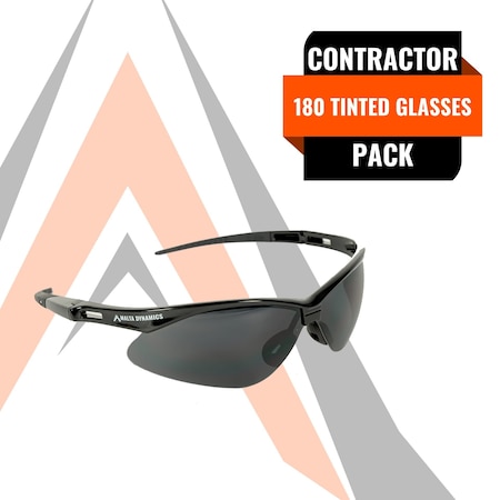 Malta Dynamics APEX, Safety Glasses, Tinted Lens, 36 PK SG1015-36