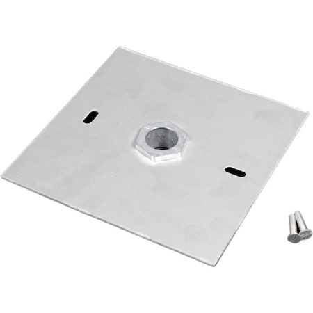 Wiremold Box Adaptor, Gray, Aluminum AL2451H