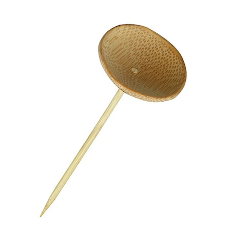 Omg 1.6 x 3.9 In. Thani Bamboo Mini Dish With Skewer, 144PK OM1611945