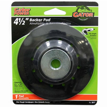 Gator Finishing 3017 4.5 in. Fiber Disc Backer Pad 197292