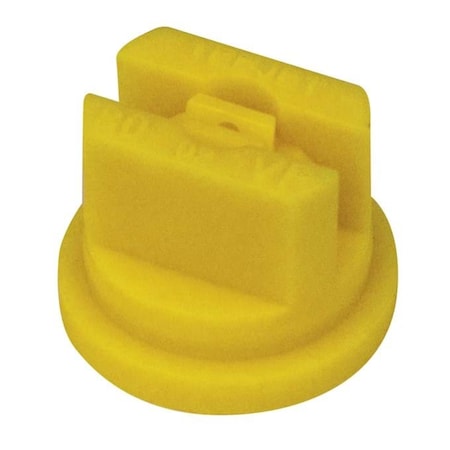 Zoro Select FlatTipNozzle, Yellow, 0.5" 3JEZ1
