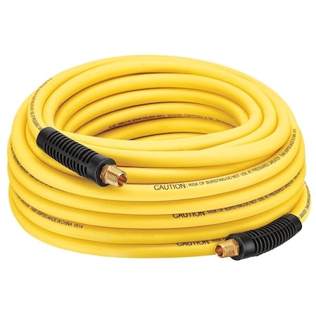 Bostitch Bostitch HOPB1450 Heavy-Duty Air Hose, 1/4 in OD, PVC/Rubber, Yellow HOPB1450