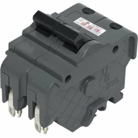 Federal Pacific Miniature Circuit Breaker, UBIF Series, 40A, 2 Pole, 120/240V AC, 10kA at 120/240V AC UBIF240N