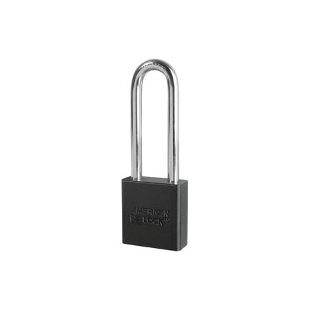 Master Lock Co Padlock 3in Shackle Aluminum Black A1207KD BLK
