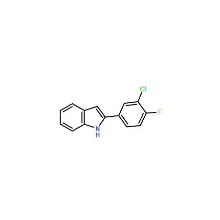 Ak Scientific 2-(3-Chloro-4-fluoro-phenyl)indole (1g), CAS 1868-88-8 Z2379-1g