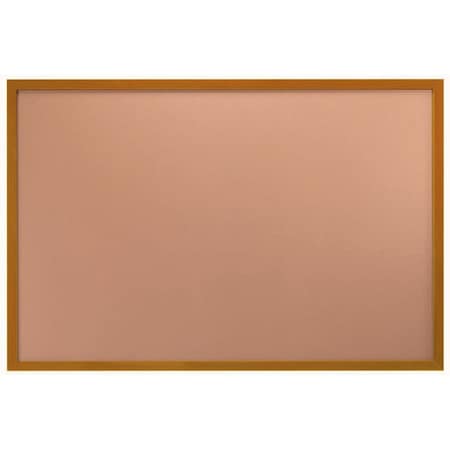 Aarco Architectural High Performance Oak Wood Grained Look Al Trim Bulletin Board, 48H''x72''W DBO4872