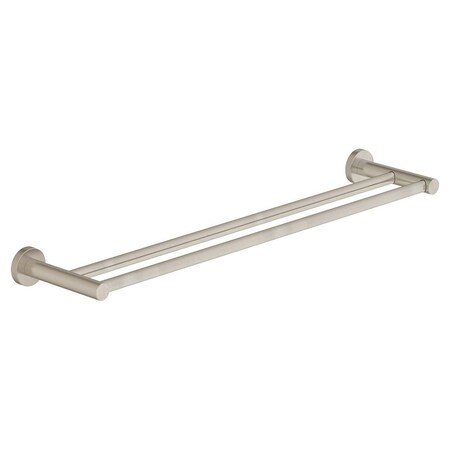 Symmons Dia 24 Inch Double Towel Bar with Mounting Hardware 353DTB-24-STN