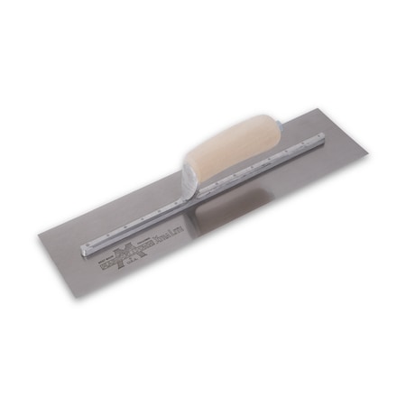 Marshalltown Concrete Finishing Trowel, High Carbon Steel Trowel, Concrete Trowel, 16 x 4 inch Trowel MXS66