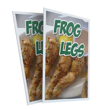 Signmission Frog Legs, Plastic Signs Only 24 Inch x 36 Inch, Corrugated Plastic, 2PK CSB-2436-2PACK-Frog Legs
