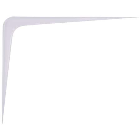 Prosource Shelf Bracket, 182 lb/Pair, 12 in L, 10 in H, Steel, White 21141PHL-PS