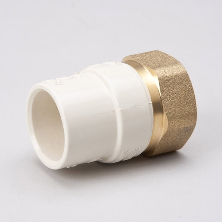 Zoro Select CPVC/BRASS TRANSITION ADAPTER 164-318NL
