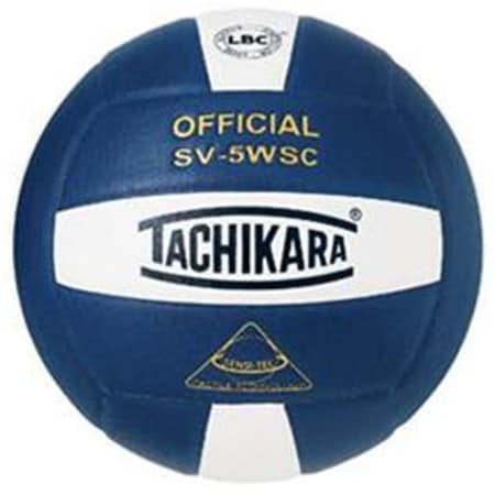 Tachikara Sensi-Tec Composite High Performance Volleyball - Navy-White SV5WSC.NYW