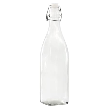 Gibson Home Sweetwater 32.5 Ounce Glass Bottle with Swing Top Stopper 140791.01