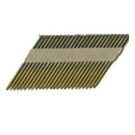 Pro-Fit Collated Framing Nail, 3 in L, 10.25 ga, Galvanized, Clipped Head, 30 Degrees 607175