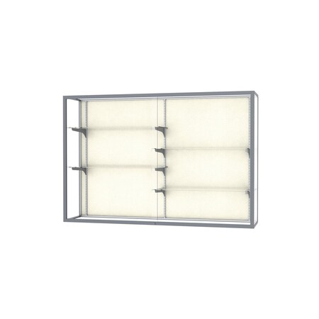 Ghent Champion, 72x48x16, Wall Case, Plaque, Satin 2040-6-PB-SN